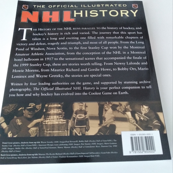 The Official Illustrated NHL History Book **EUC** - Picture 2 of 4